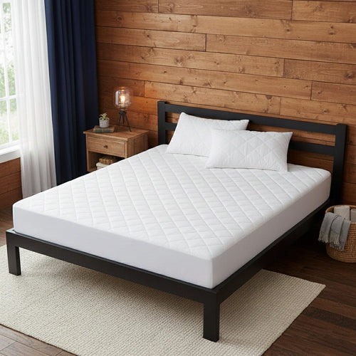 OLIVIA ROCCO Quilted Extra Deep Mattress Protector Microfibre Top Waterproof Reverse