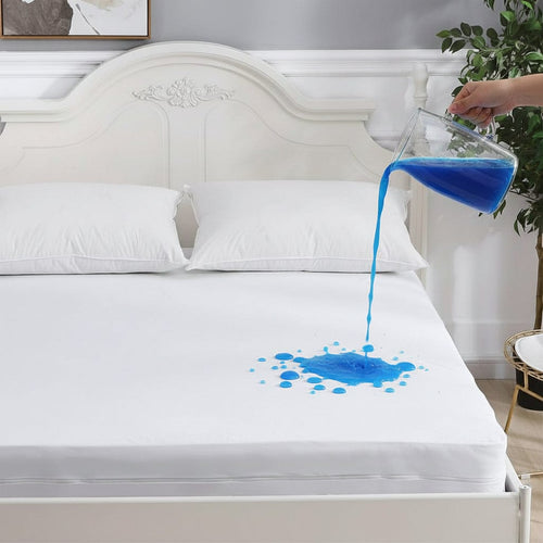 OLIVIA ROCCO Waterproof Anti Bed Bug Mattress Encaser Extra Deep Easy-Care Hotel-Quality Textile