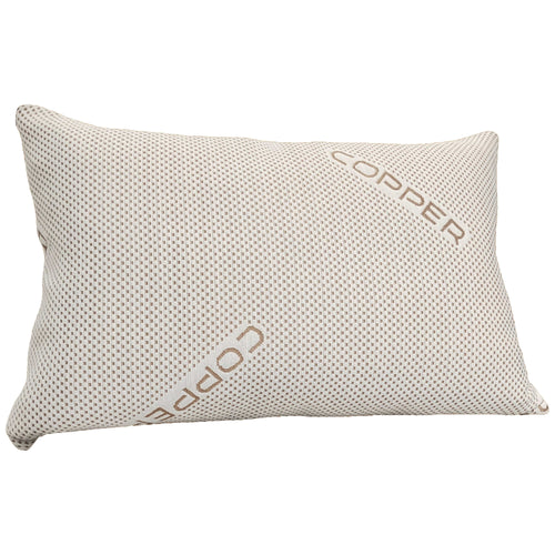 OLIVIA ROCCO Copper Infused Memory Foam Pillow For Skin Health Hypoallergenic Super Soft Hotel-Style Comfort