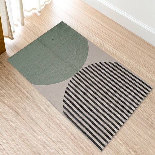 OLIVIA ROCCO Printed Rug Amphi Colour Non Slip Soft Durable Floor Rug For Living Room