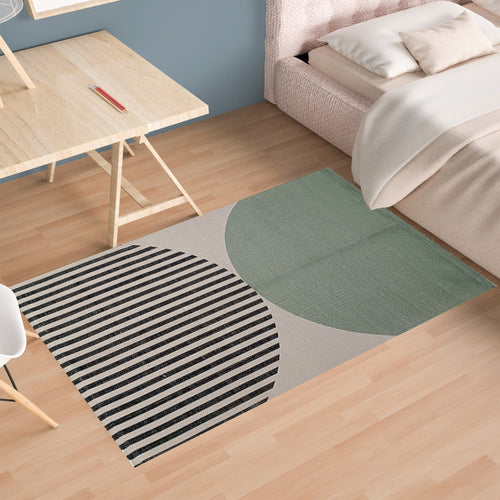 OLIVIA ROCCO Printed Rug Amphi Colour Non Slip Soft Durable Floor Rug For Living Room
