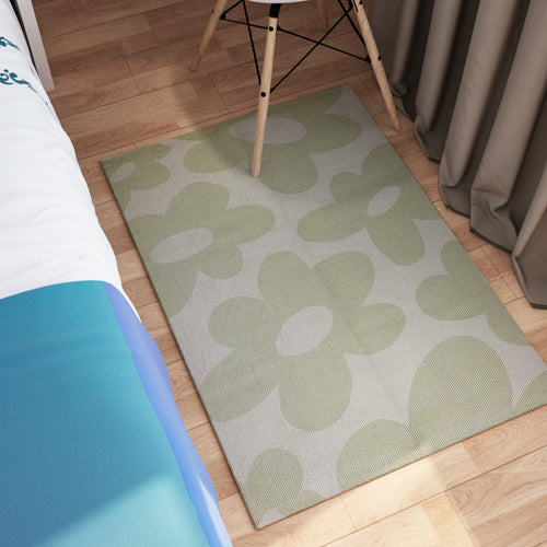 OLIVIA ROCCO Printed Rug Jardin Design Modern Non Slip Soft Durable Floor Rug For Living
