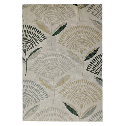 OLIVIA ROCCO Printed Rug Linnea Design Non Slip Soft Durable Floor Rug For Living Room