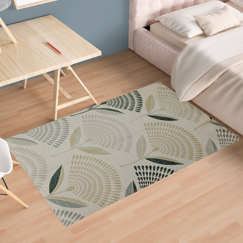 OLIVIA ROCCO Printed Rug Linnea Design Non Slip Soft Durable Floor Rug For Living Room