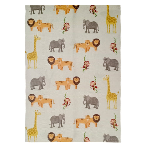 OLIVIA ROCCO Animal Print Rug Safari Non Slip Soft Durable Floor Rug for Living Room