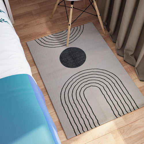 OLIVIA ROCCO Printed Rug Tuscany Design Non Slip Soft Durable Floor Rug For Living Room
