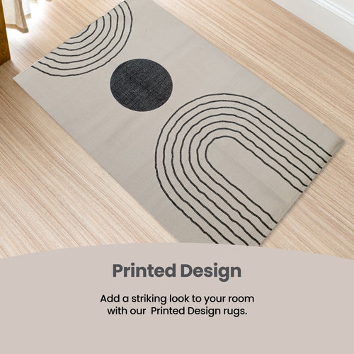 OLIVIA ROCCO Printed Rug Tuscany Design Non Slip Soft Durable Floor Rug For Living Room