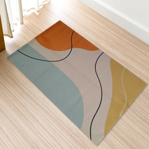 OLIVIA ROCCO Printed Rug Venus Design Modern Non Slip Soft Durable Floor Rug For Living