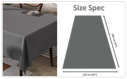 OLIVIA ROCCO Waterproof Wipe Clean Rectangular Tablecloth 145x200cm Stain Resistant