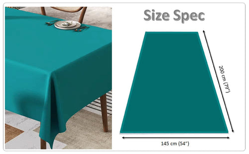 OLIVIA ROCCO Waterproof Wipe Clean Rectangular Tablecloth 145x200cm Stain Resistant