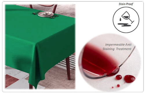 OLIVIA ROCCO Waterproof Wipe Clean Rectangular Tablecloth 145x200cm Stain Resistant