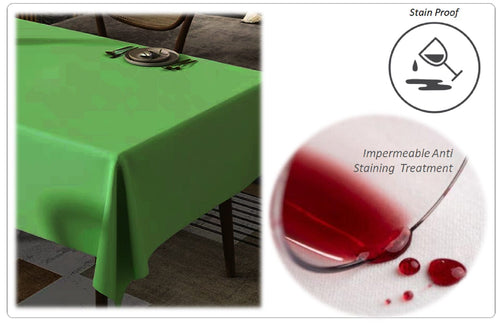 OLIVIA ROCCO Waterproof Wipe Clean Rectangular Tablecloth 145x200cm Stain Resistant