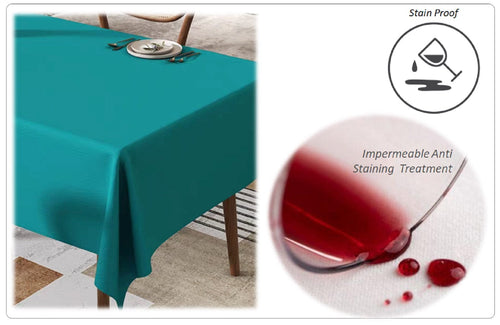 OLIVIA ROCCO Waterproof Wipe Clean Rectangular Tablecloth 145x200cm Stain Resistant