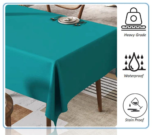 OLIVIA ROCCO Waterproof Wipe Clean Rectangular Tablecloth 145x200cm Stain Resistant