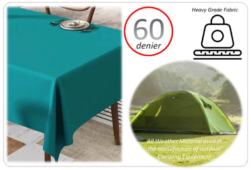 OLIVIA ROCCO Waterproof Wipe Clean Rectangular Tablecloth 145x200cm Stain Resistant