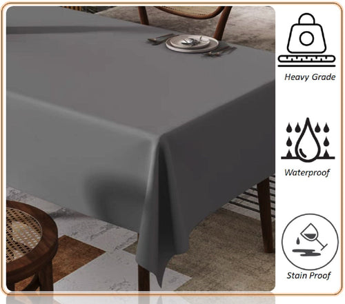 OLIVIA ROCCO Waterproof Wipe Clean Rectangular Tablecloth 145x200cm Stain Resistant