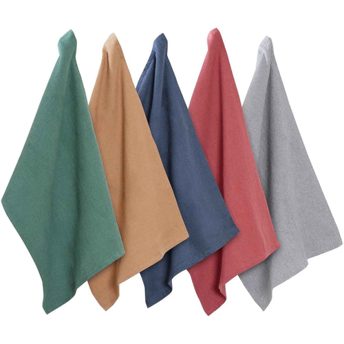 OLIVIA ROCCO 20 Pack Tea Towel Set Waffle Weave 100% Cotton Absorbent Durable Kitchen
