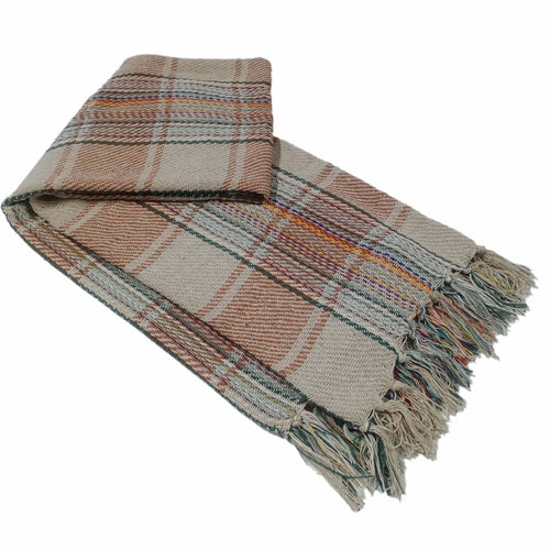 OLIVIA ROCCO Eco Friendly Recycled Cotton Picnic Blanket 130 x 150 cm Check Stripe Design