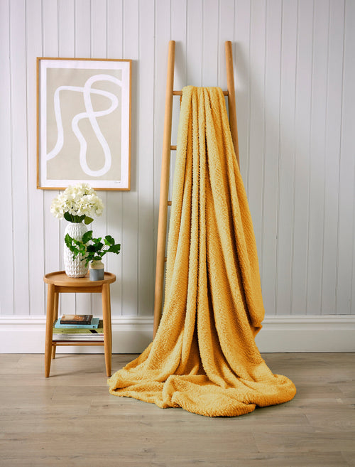 OLIVIA ROCCO Oversized Teddy Throw Blanket Super Soft Faux Fur Fleece For Sofa Or Bed