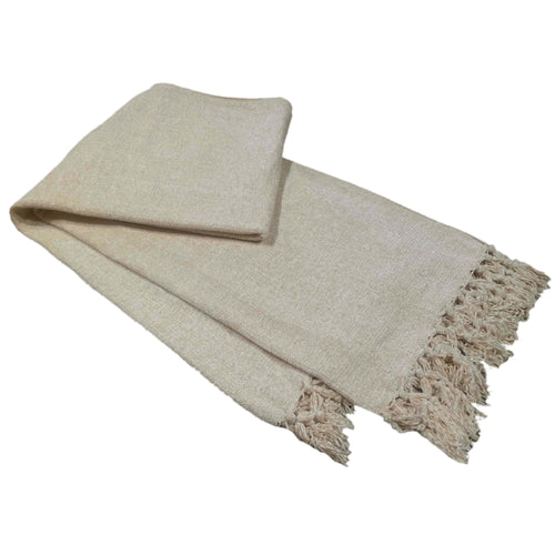 OLIVIA ROCCO Chenille Tassel Throw Blanket for Couch Sofa Chair Bed All-Season Cosy Sofa and Bedroom Layering