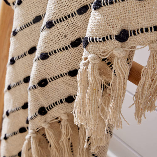 OLIVIA ROCCO Throw Blanket Lightweight Recycled Cotton Super Soft Eco Friendly Calming