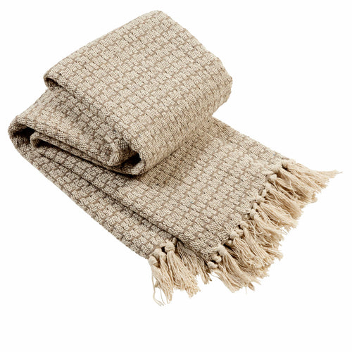 OLIVIA ROCCO Cotton Throw Super Soft Lightweight Eco Friendly Recycled Cotton For Sofa