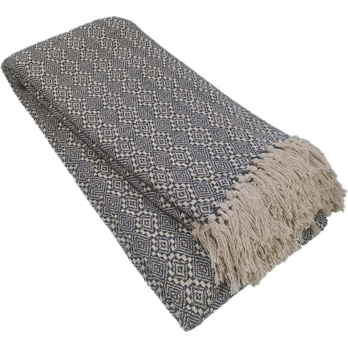 OLIVIA ROCCO Cotton Throw Super Soft Lightweight Eco Friendly Recycled Cotton For Sofa