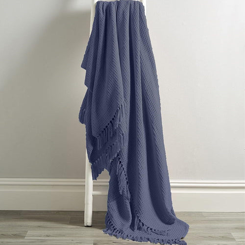 OLIVIA ROCCO Cotton Throw Super Soft Lightweight Eco Friendly Recycled Cotton For Sofa
