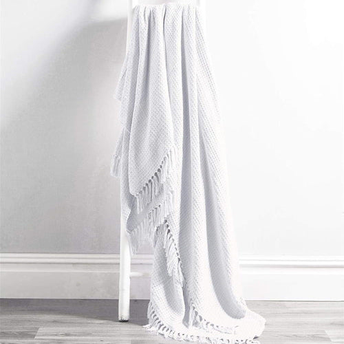 OLIVIA ROCCO Cotton Throw Super Soft Lightweight Eco Friendly Recycled Cotton For Sofa