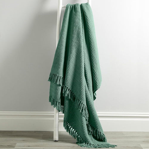 OLIVIA ROCCO Cotton Throw Super Soft Lightweight Eco Friendly Recycled Cotton For Sofa