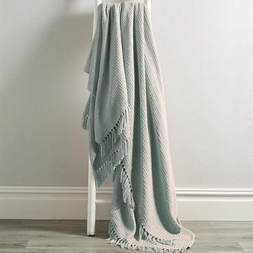 OLIVIA ROCCO Cotton Throw Super Soft Lightweight Eco Friendly Recycled Cotton For Sofa