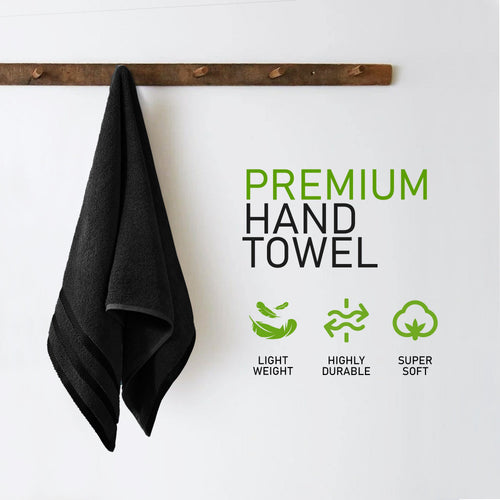OLIVIA ROCCO Towels Belmont Viscose Stripe Black 100% Cotton Hotel Quality Bath Towels