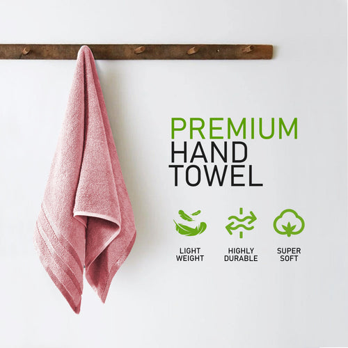 OLIVIA ROCCO Belmont Viscose Stripe Pink Towels 100% Cotton Hotel Quality Super Absorbent