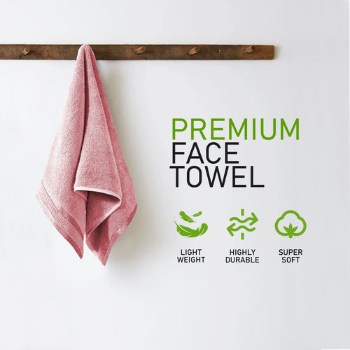 OLIVIA ROCCO Belmont Viscose Stripe Pink Towels 100% Cotton Hotel Quality Super Absorbent