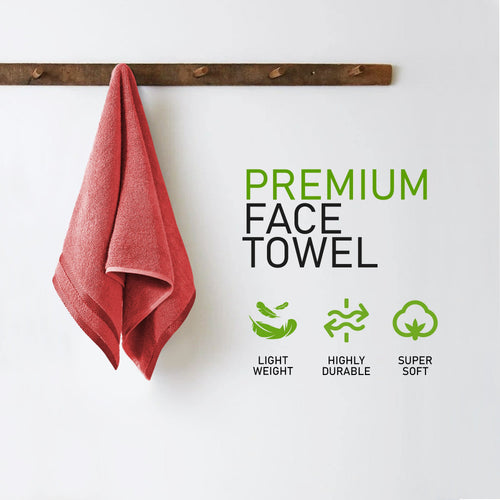OLIVIA ROCCO Belmont Viscose Stripe Red Towels 100% Cotton Hotel Quality Super Absorbent