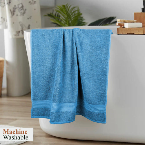 OLIVIA ROCCO Rhodes Towel Aqua 100% Cotton Hotel Quality Soft Super Absorbent Hand Towels