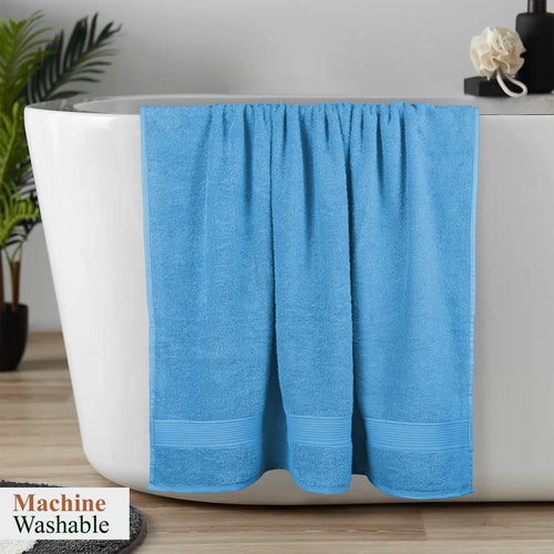 OLIVIA ROCCO Rhodes Towel Aqua 100% Cotton Hotel Quality Soft Super Absorbent Hand Towels