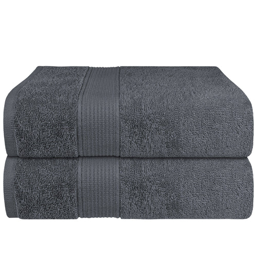 OLIVIA ROCCO Rhodes Towel Grey 100% Cotton Hotel Quality Soft Super Absorbent Hand Bath
