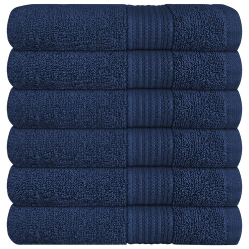 OLIVIA ROCCO Rhodes Towel Royal Blue 100% Cotton Hotel Quality Soft Super Absorbent Hand