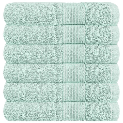 OLIVIA ROCCO Rhodes Towel Seafoam 100% Cotton Hotel Quality Soft Super Absorbent Hand
