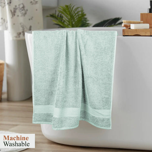 OLIVIA ROCCO Rhodes Towel Seafoam 100% Cotton Hotel Quality Soft Super Absorbent Hand