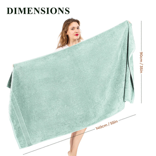 OLIVIA ROCCO Rhodes Towel Seafoam 100% Cotton Hotel Quality Soft Super Absorbent Hand