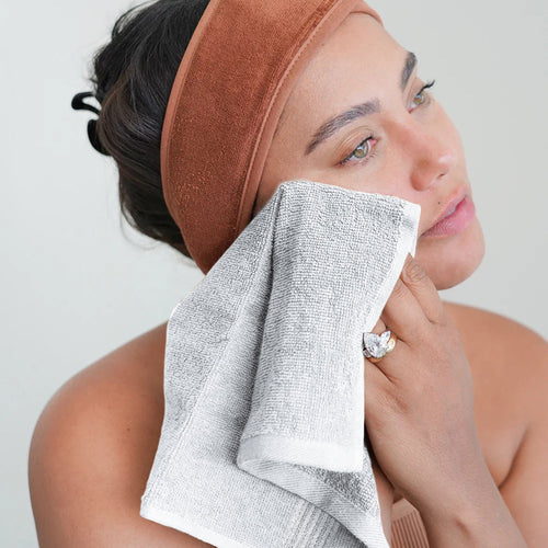 OLIVIA ROCCO Rhodes Towel White 100% Cotton Hotel Quality Soft Super Absorbent Hand Bath