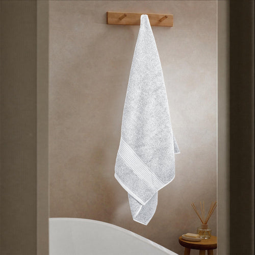 OLIVIA ROCCO Rhodes Towel White 100% Cotton Hotel Quality Soft Super Absorbent Hand Bath