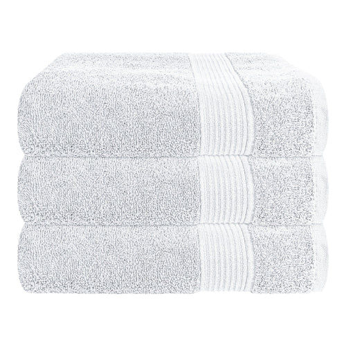 OLIVIA ROCCO Rhodes Towel White 100% Cotton Hotel Quality Soft Super Absorbent Hand Bath