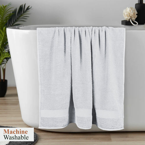 OLIVIA ROCCO Rhodes Towel White 100% Cotton Hotel Quality Soft Super Absorbent Hand Bath