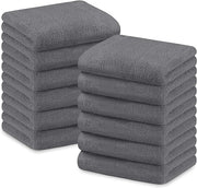 OLIVIA ROCCO Bath Sheets 500GSM Ultra Soft Super Absorbent Quick Dry Cotton White Grey Hotel-Quality Deep Fitted Easy-Care