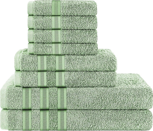 OLIVIA ROCCO Ritz Viscose Stripe Towels Super Soft Cotton Highly Absorbent Jumbo Bath