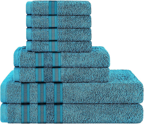 OLIVIA ROCCO Ritz Viscose Stripe Towels Super Soft Cotton Highly Absorbent Jumbo Bath