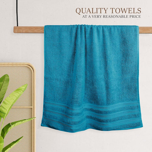OLIVIA ROCCO Ritz Viscose Stripe Towels Super Soft Cotton Highly Absorbent Jumbo Bath